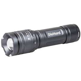 Dorcy DieHard Series 41-6121 Flashlight, AAA Battery, LED Lamp, 600 Lumens Lumens, 150 m Beam Distance, 3 hr Run Time