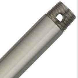 Hunter 26019 Ceiling Fan Downrod, 3/4 in Dia, 12 in L, Steel, Brushed Nickel