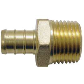 Apollo APXMA1212 Pipe Adapter, 1/2 in PEX, 1/2 in MPT