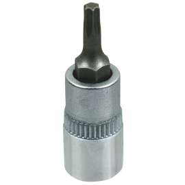 Vulcan 55050025SD Star Bit Socket, T8 Tip, Chrome