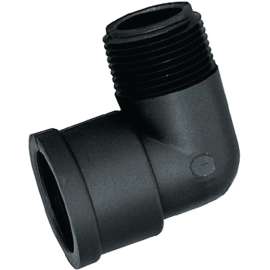 GREEN LEAF SE34P Street Pipe Elbow, 3/4 in, MPT x FPT, 90 deg Angle, Polypropylene