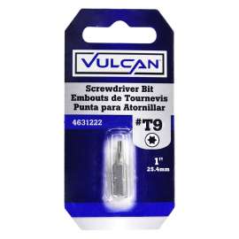 Vulcan 307161OR Screwdriver Bit, Hex Shank, S2 Chrome Molybdenum Steel