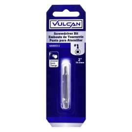 Vulcan 305891OR Screwdriver Bit, S2 Chrome Molybdenum Steel