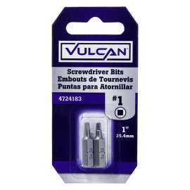 Vulcan 305462OR Screwdriver Bit, S2 Chrome Molybdenum Steel