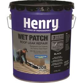 Henry HE208071 Roof Cement, Black, Liquid, 5 gal Can