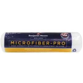 Benjamin Moore U65679-018 Roller Cover, 3/8 in Thick Nap, 9 in L, Microfiber Cover