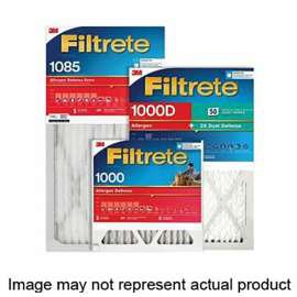 Filtrete AL12-4 Air Filter, 24 in L, 24 in W, 11 MERV, 1000 MPR, Polypropylene Frame