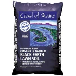 Coast of Maine 1CBMG Earth Lawn Soil, 10 to 15 sq-ft Coverage Area, Black, 1 cu-ft Bag