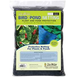 DeWitt BPN1414 Bird and Pond Netting, 14 ft L, 14 ft W, Polypropylene, Black