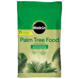 Miracle-Gro 1602210 Palm Tree Food, 20 lb Bag, Granular, 8-4-8 N-P-K Ratio