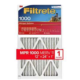FILTER AIR ALRGN DFN 12X24X1IN
