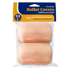 RollerLite All-Purpose 4AP075D Roller Cover, 3/4 in Thick Nap, 4 in L, Polyester Cover