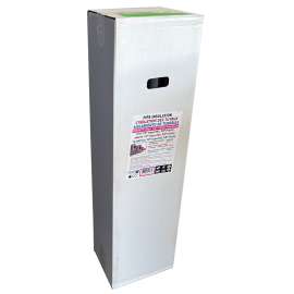 Quick R 50587T Pipe Insulation, 46 in L, Poly, Charcoal, 1/2 in Pipe