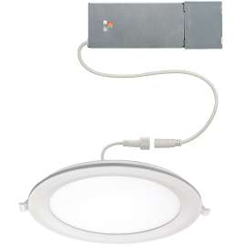 ETI DLLP-NL Series 53829102 Downlight with Nightlight, 22.06 W, 120 V, LED Lamp, Aluminum