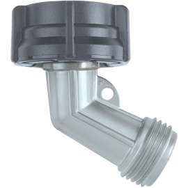 Gilmour 801604-1001 Hose Connector, Die-Cast Zinc, Nickel, For: Garden Hose