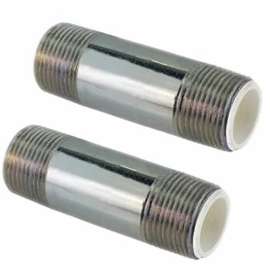 Richmond RP12992 Nipple with Heat Trap, Zinc Plated Steel/Polypropylene