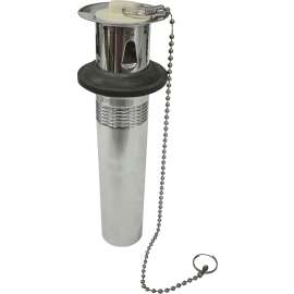 ProSource PMB-156 Lavatory Plug, Pull-Out, Chrome