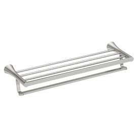 Moen Mikah Series Y0794BN Towel Shelf, Zinc, Brushed Nickel