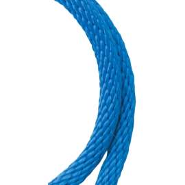 BARON 54028 Rope, 5/8 in Dia, 140 ft L, 325 lb Working Load, Polypropylene, Blue