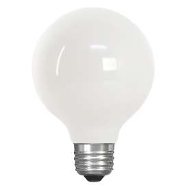 Feit Electric G2540W/927CA/FIL/3 LED Bulb, Globe, G25 Lamp, 40 W Equivalent, E26 Lamp Base, Dimmable, Frosted