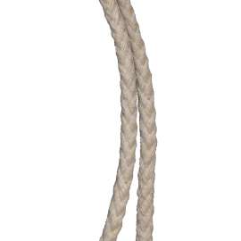 BARON 56207 Clothesline Rope, 7/31 in, 200 ft L, Cotton, Natural, 13 lb Working Load