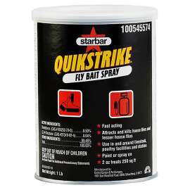 Starbar QUIKSTRIKE Series 100545574 Fly Bait Spray, Granular, Fish-Like, 1 lb Can