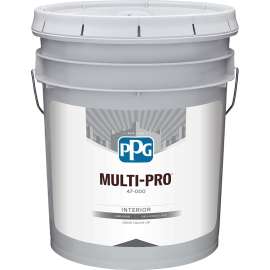 PPG MULTI-PRO 47-544/05 Interior Paint, Semi-Gloss Sheen, Off-White, 5 gal