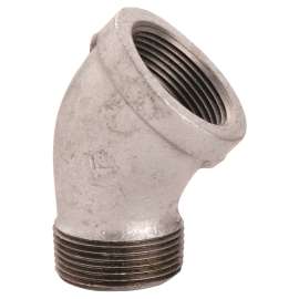 Worldwide Sourcing Pipe Street Elbow, 45 Deg, 1-1/2 In, Threaded, Steel
