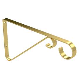 National Hardware N274-555 Plant Bracket, 9 in L, 5.32 in H, Steel, Brass, Screw Mounting
