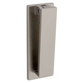 National Hardware Reed N336-704 Door Knocker, Aluminum, Satin Nickel, 1/8 in Mounting Hole