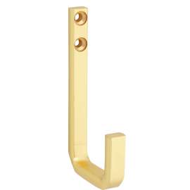 National Hardware Reed N337-917 Modern Hook, 60 lb, Steel, Brushed Gold