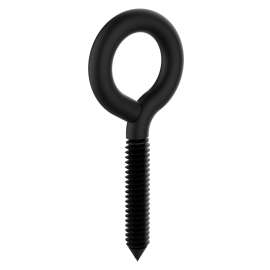 National Hardware N820-099 Screw Eye, #000, 3-7/8 in OAL, 190 lb Working Load, Steel, Storm Shine