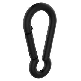 National Hardware N820-108 Interlocking Spring Snap, 3/8 x 3-1/8 in, 315 lb Working Load, Steel, Storm Shine
