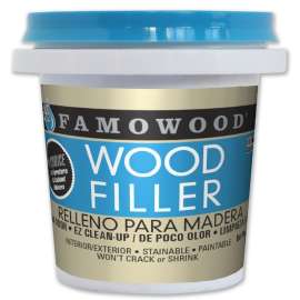 ECLECTIC Famowood 40042152 Wood Filler, Paste, Golden Oak, 0.25 pt
