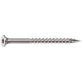 CAMO 0348154 Deck Screw, #10 Thread, 2-1/2 in L, 2/3 Thread, Bugle Head, Star Drive, Sharp, Type-17 Point, 350