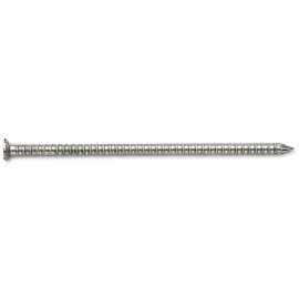 ProFIT 0241155 Siding Nail, 8D, 2-1/2 in L, 304 Stainless Steel, Checkered Brad Head, Ring Shank, 5 lb