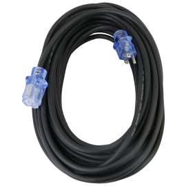 PowerZone Extension Cord, Rubber, 12/3 50 ft