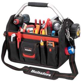 Hultafors HT5587 Open-Top Tool Carrier, 14 in H, Polyester