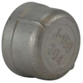 CAP STAINLESS STEEL 3/4IN