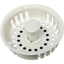 Plumb Pak PP820-26 Basket Strainer with Adjustable Post, Plastic, For: Most Kitchen Sink Drains