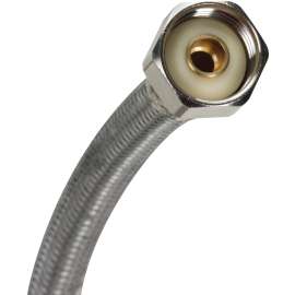 FLUIDMASTER 1FV36 Water Supply Connector, 3/8 x 1/2 in, Compression x FIP, Vinyl
