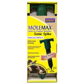 MoleMax 61120 Sonic Spike Repeller, Battery-Operated, 3-1/2 in L