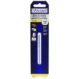 Vulcan Percussion Masonry Drill Bit, 1/8 In Dia X 3 In L, Straight Shank