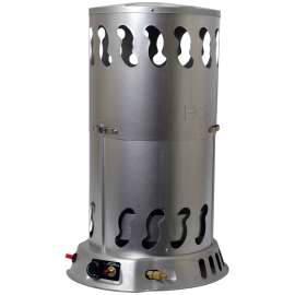 Mr. Heater F270500 Convection Heater, 100 lb Fuel Tank, Propane, 75000 to 200000 Btu, 5000 sq-ft Heating Area