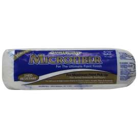 Arroworthy 9MFR4 Paint Roller Cover, 9/16 in Thick Nap, 9 in L, Microfiber Cover