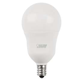 Feit Electric BPA1540C/927CA/2 LED Bulb, General Purpose, A15 Lamp, 40 W Equivalent, E12 Lamp Base, Dimmable, Frosted