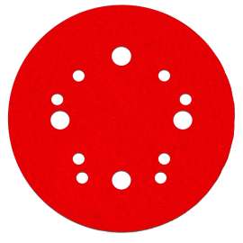 Diablo DCD050040H04G Sanding Disc, 5 in Dia, 40 Grit, Ultra Coarse, Ceramic Abrasive, 12-Hole
