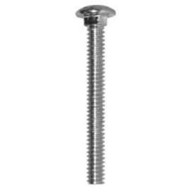 Reliable CBZ388CT Carriage Bolt, 3/8-16 Thread, Coarse Thread, 8 in OAL, Steel, Zinc, A Grade