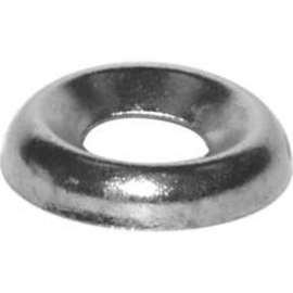 Reliable FCN10VP Finishing Cup Washer, 0.279 mm ID, 0.606 mm OD, 0.126 mm Thick, Steel, Nickel