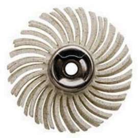 DREMEL EZ473SA Abrasive Brush, 1 in Bit Dia, 1/8 in Arbor/Shank, Rubber Bristle